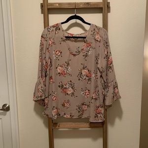 Nordstrom rack bell sleeve blouse